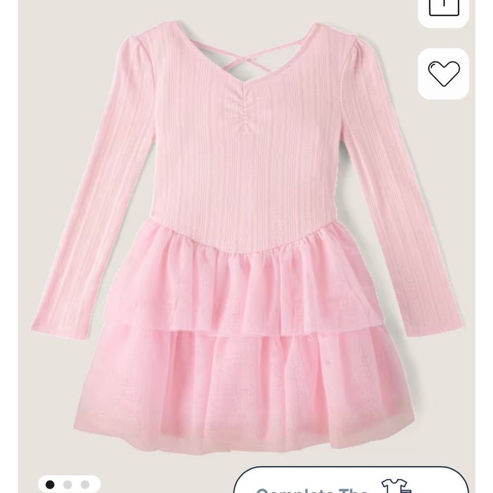 Gymboree girls glittered tiered tutu dress on Pointe